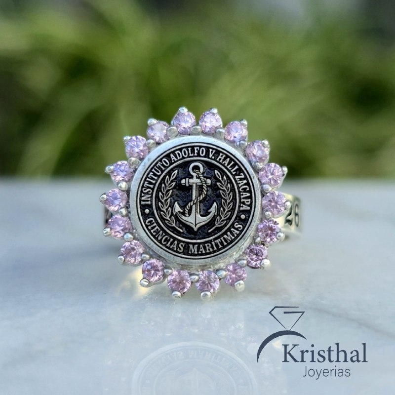 Anillo de graduación dama — Joyería Kristhal